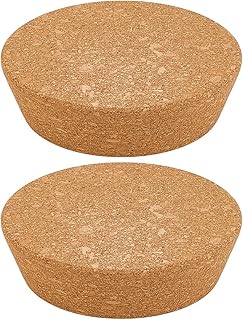 OLYCRAFT 2Pcs Large Cork Stoppers 3.5~4.3 Inch Cork Bottle Stoppers Tapered Corks Plugs Corks Canning Jar Lids Wood Tapered Plugs Wooden Taper Stopper for Kitchen Wedding Favor Canning