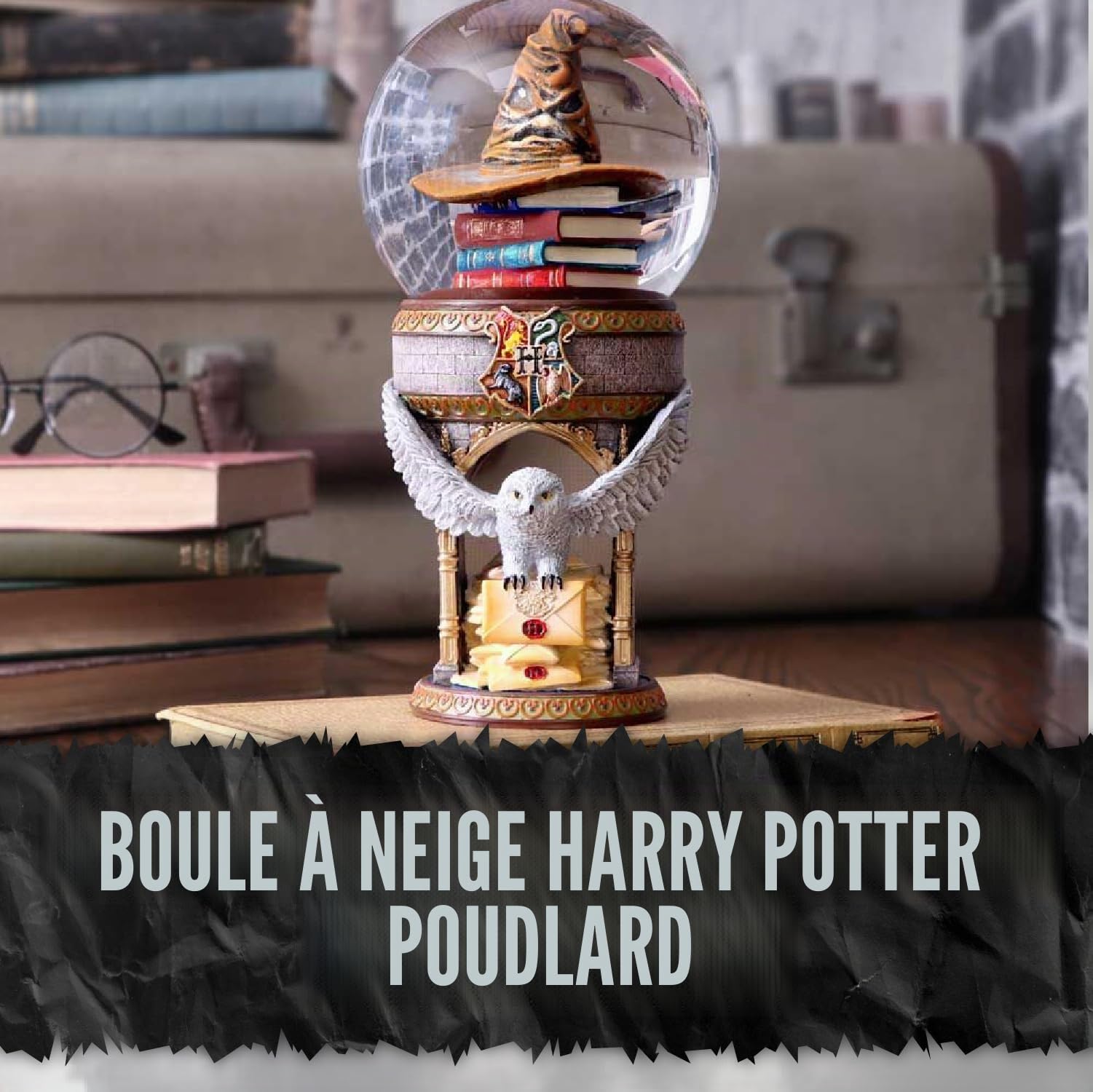 Nemesis Now Boule à Neige Harry Potter 19,5 cm sous Licence Officielle