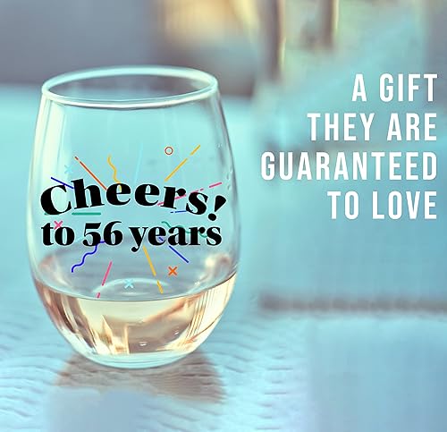 Miniatura 7 de Cheers! to 85 años, impreso, cumpleaños, copa de vino sin tallo de 17 onzas, regalo 85, decoración, decoración