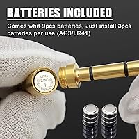 Vista 4 de Laser Bore Sight, Visor láser de extremo de cañón preciso y fácil de ajustar para revólveres, pistolas y armas de aire