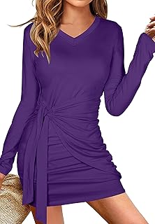 Womens purple wrap dress Clearance