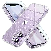 Vista 50 de Choiche, funda para iPhone 14 de mujer, brillante, protección de grado militar, 2 cubiertas de lentes de cámara Diamond, 2 protectores de vidrio