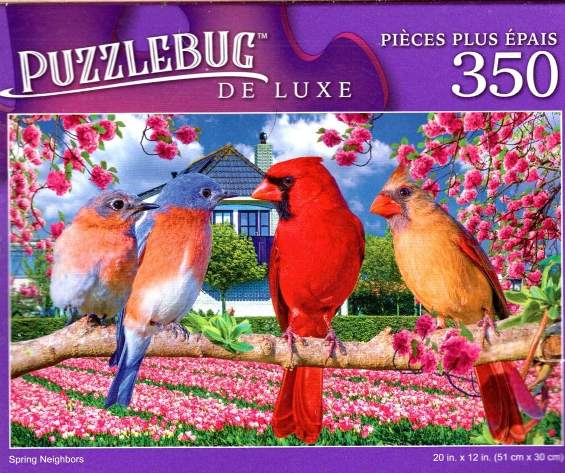 Spring Neighbors 350 Pieces Deluxe Jigsaw Puzzle for