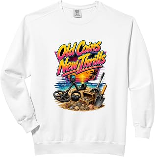 Detecting Detector Detectorist Treasure Hunter Men Metal Comfort Colors Adult Sweatshirt