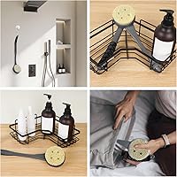 Vista 6 de Cepillo de espalda de mango largo para ducha, cepillo de baño de 20.5 pulgadas, cepillo de cuerpo de ducha con mango curvado para personas mayores