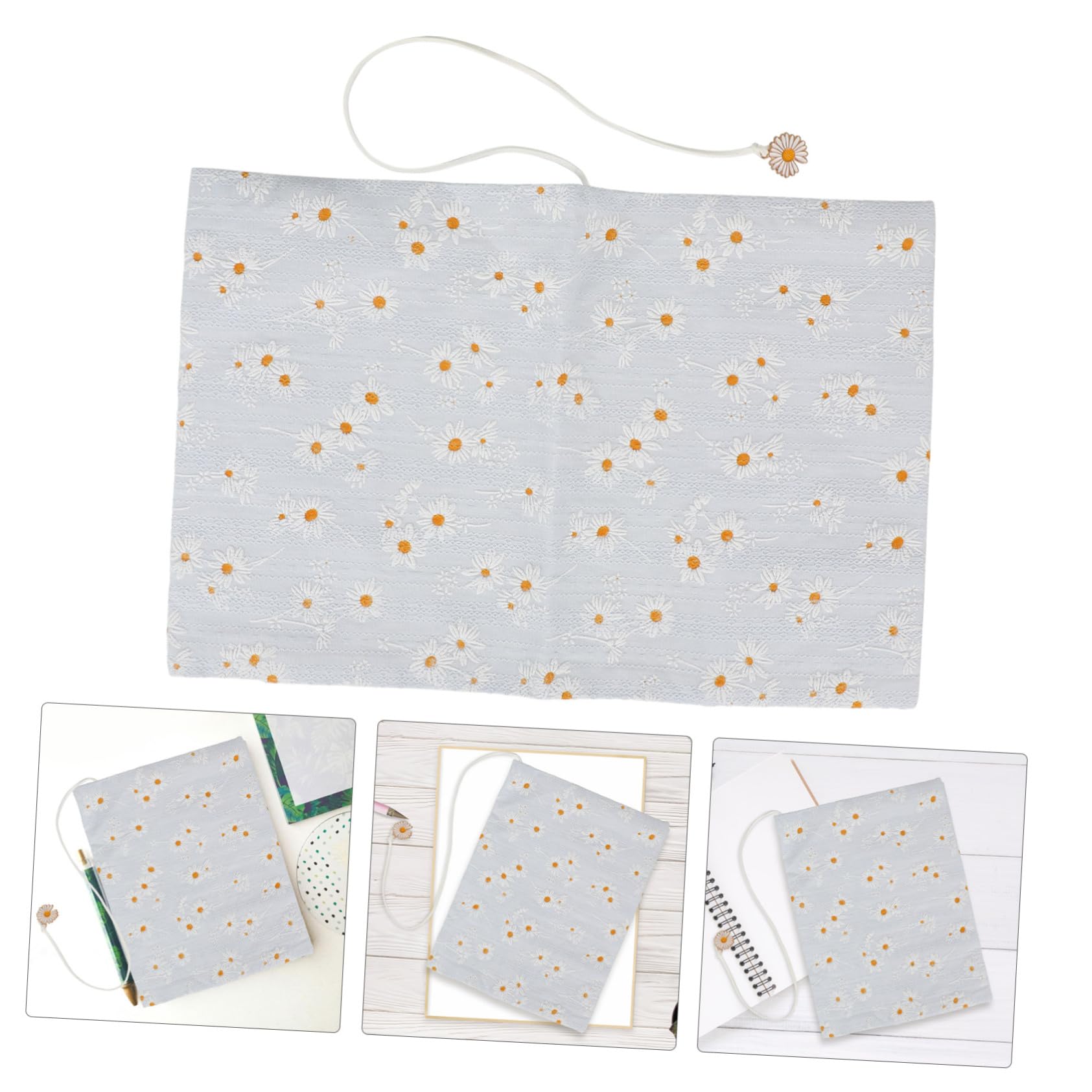 jojofuny 4 Stück Bucheinband aus Stoff Buchabdeckungen Ärmel Buchumschläge aus Stoff Einband von Lehrbüchern Buchhülle für Buchliebhaber waschbarer Bucheinband Cover des Kompositionsbuches