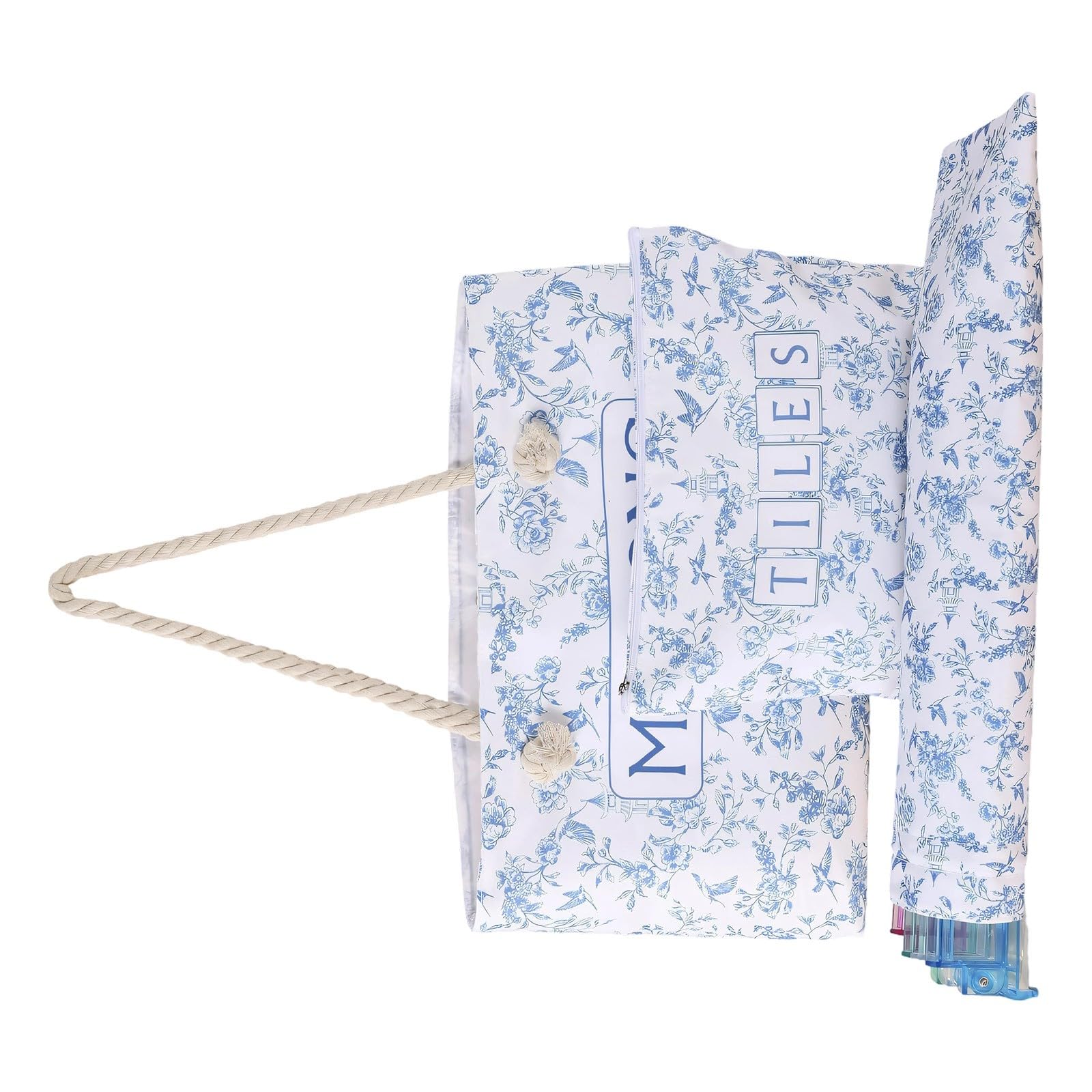 Whoasyst Multifunctional Travel Bag with Separate Sections for Personalize Items and Beauty Products Travel Cosmetic Planner