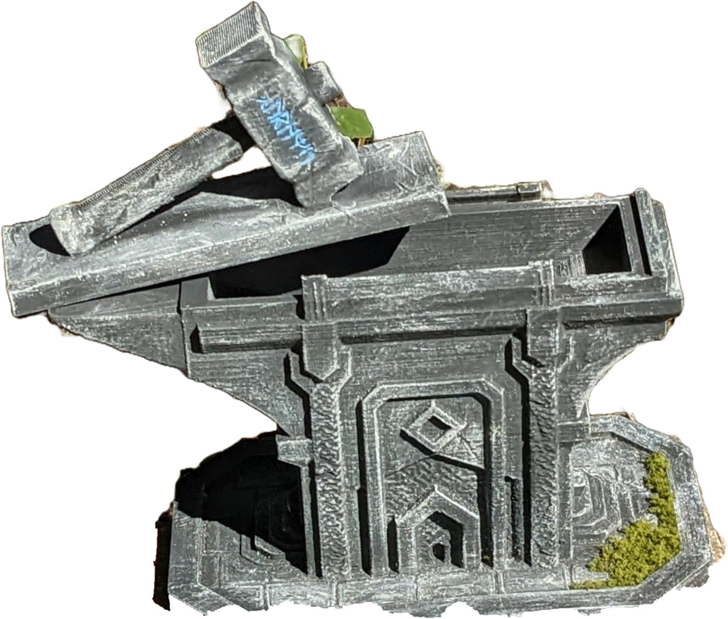 Dwarven Hammer & Anvil 3D Printed Dice Jail |- Mythic Roll Collection by Unchained Games - Forge your destiny! (21.) Silk-Dwarven Bronze)