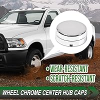Vista 4 de VRracing - Juego de 2 tapas centrales de rueda compatibles con Dodge Ram 3500 2003-2017 de 1 tonelada de doble rueda cromada