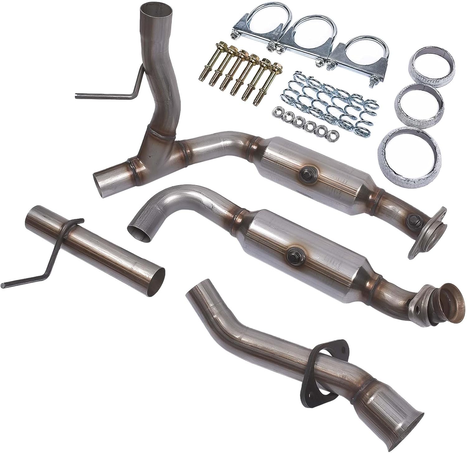 Catalytic Converters Left and Right Side Replacement for Ford F150 5.0L V8 2011 2012 2013 2014 Replaces 50567 53904 AKWH