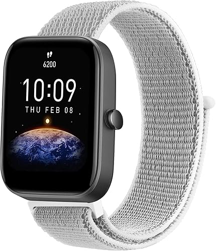 Wanme Bandas compatibles con Amazfit Bip 3 Bip 3 Pro Bip U Pro Bip Bip Lite Bip S Bip S lite Bip U, correa de repuesto deportiva de nailon Wanme Bandas compatibles con Amazfit Bip 3 Bip 3 Pro Bip U Pro Bip Bip Lite Bip S Bip S lite Bip U, correa de repuesto deportiva de nailon