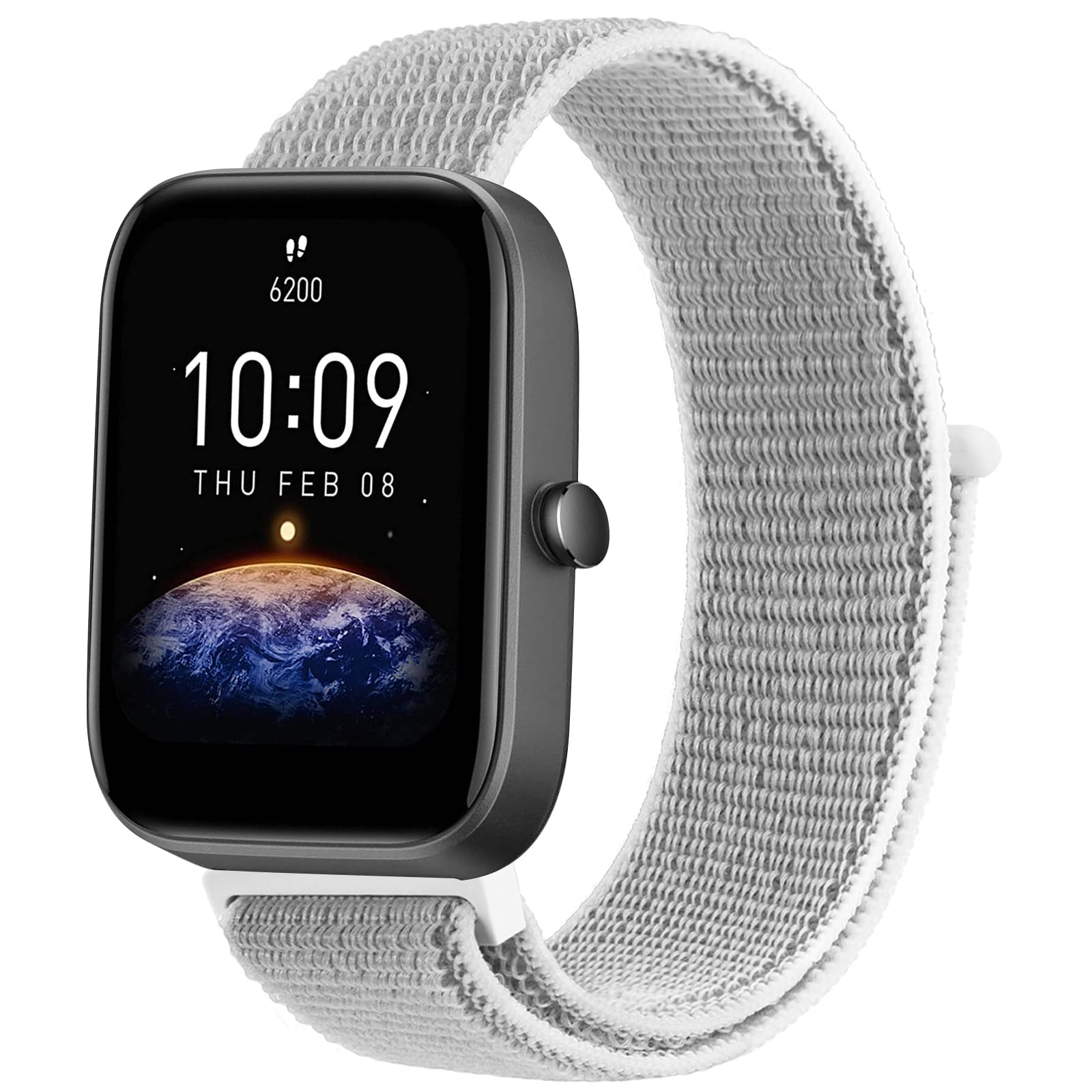 Wanme Bands Compatible with Amazfit Bip 3 / Bip 3 Pro / Bip U Pro / Bip / Bip Lite / Bip S / Bip S lite / Bip U, 20mm Quick Release Soft Nylon Sport Replacement Watch Strap for Amazfit GTR Mini / GTS