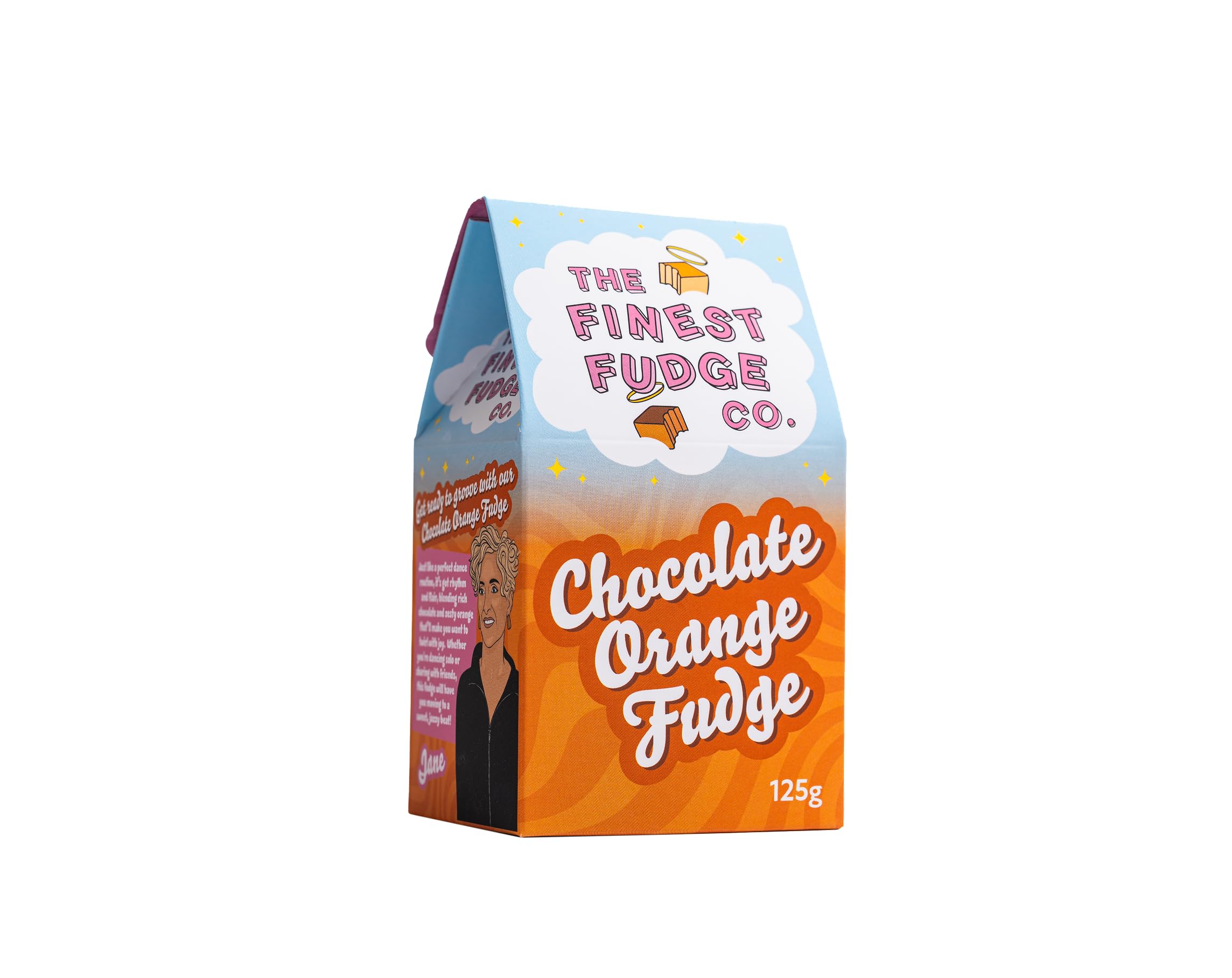 Chocolate Orange Crumbly Fudge Gift Box By The Finest Fudge Co