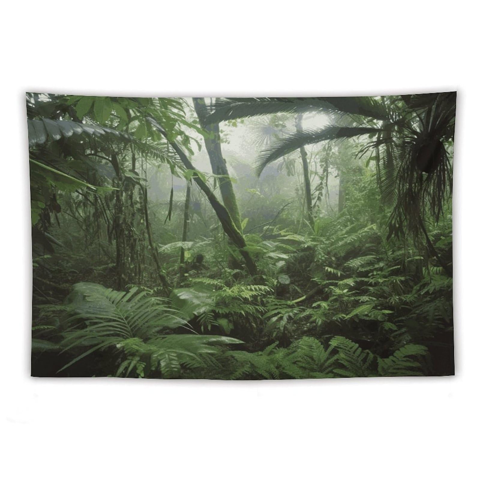 LDGSUPH Tropical Rainforest Tapestry Wall Hanging Decor Anti-fading Aesthetic Wall Tapestries Fashion Wall Blanket Decor Modern Wall Art Tapestry for Bedroom Home Decor 60"x90"