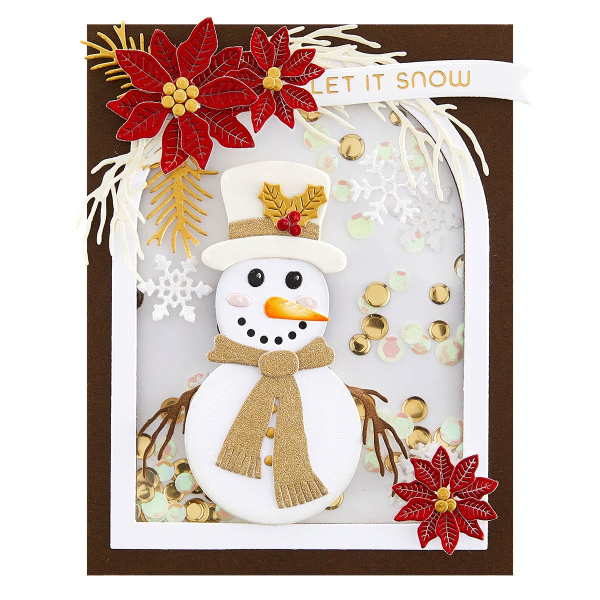 Spellbinders Suzanne Hue, fustelle in metallo per decorazioni natalizie