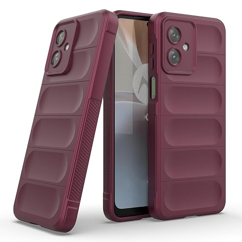 Zapcase Back Case Cover for Motorola Moto G54 5G | Compatible for Motorola Moto G54 5G Back Cover | Liquid Silicon Magic Case with Camera Protection | Plum