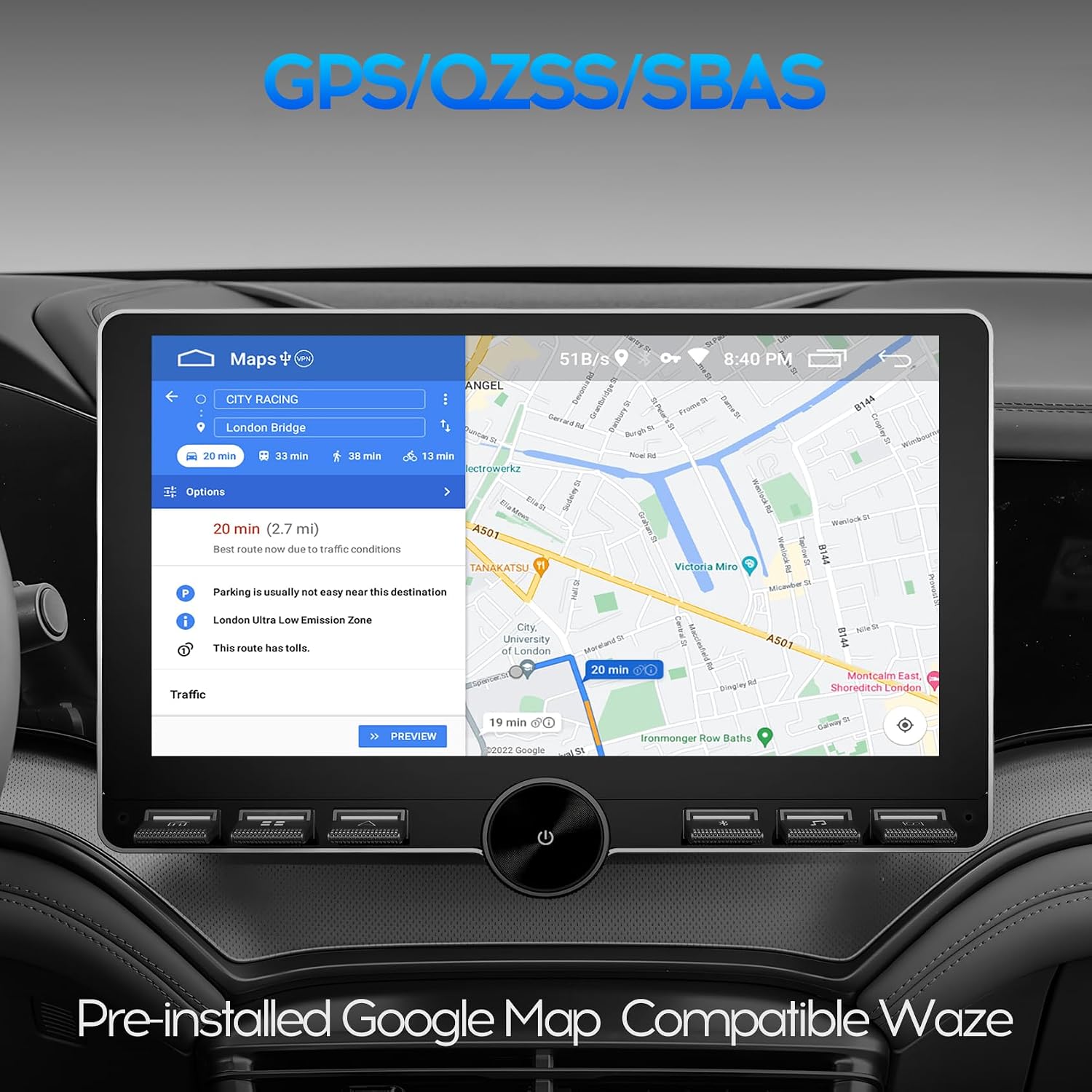 WENMENGDE Car Radio GPS Navigation