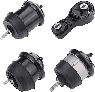 JDMON 4Pcs Engine Motor Mount Replacement for 2007-2019 Chevy Traverse 3.6L Buick Enclave GMC Acadia Saturn Outlook Compatible with A5444 A5548HY A5549HY A5458HY (Automatic Transmission)