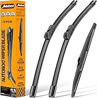 Vista 96 de AUTOBOO - Limpiaparabrisas de repuesto 26 + 20 pulgadas con limpiaparabrisas trasero de 12 pulgadas para BMW X3, X4, 2018, 2019, 2020, 2021, 2022