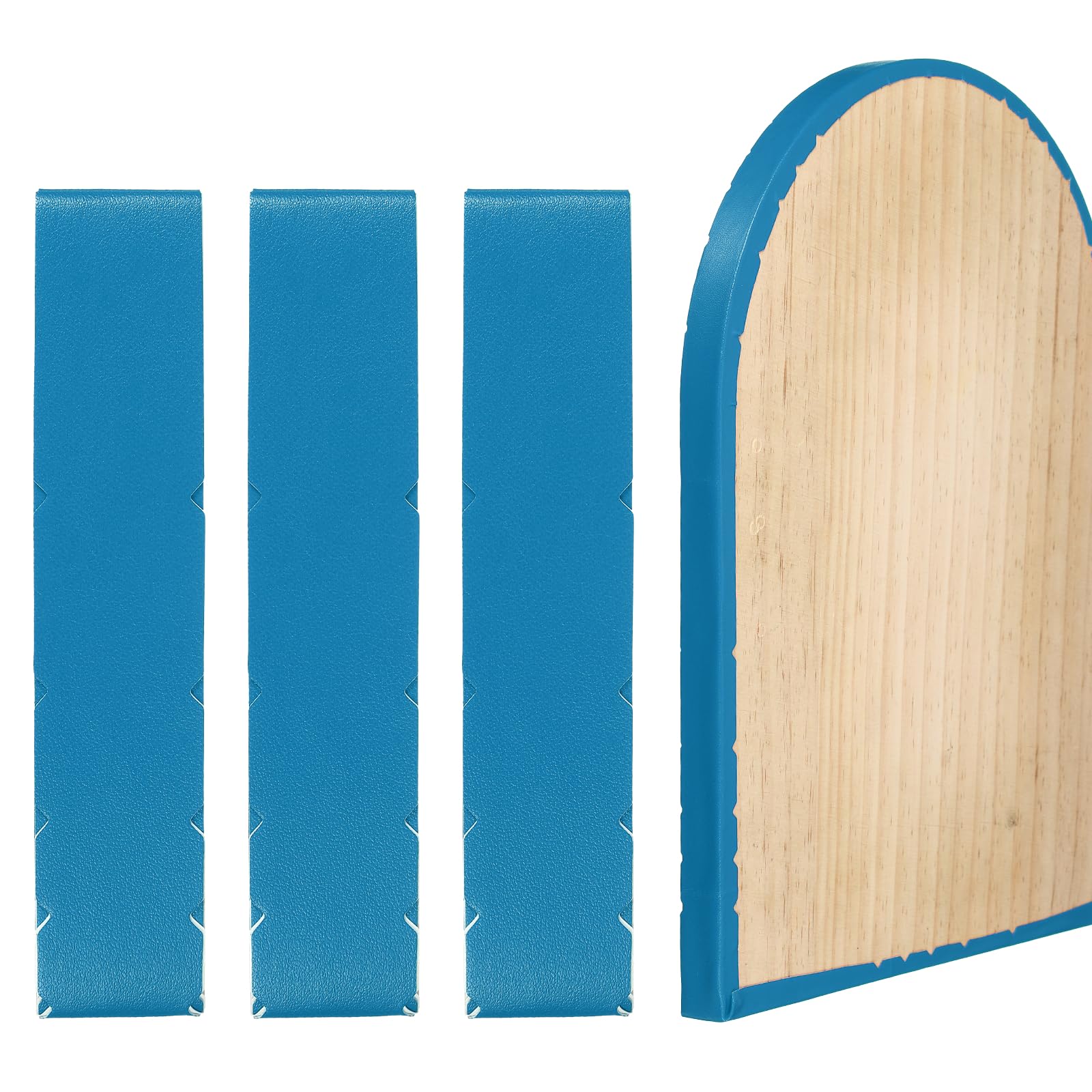 YELARXI Pickleball Edge Guard Tape, Paddle Edge Cover, Pickleball Protection Tapes Pickle Ball Paddle Accessories 23mm Width & 3 Pcs & Blue -Fitting for (Training/Practice/Matches)