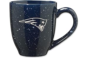 Official NFL Branded Team Color Patriots Football Mug for the Passionate Male...