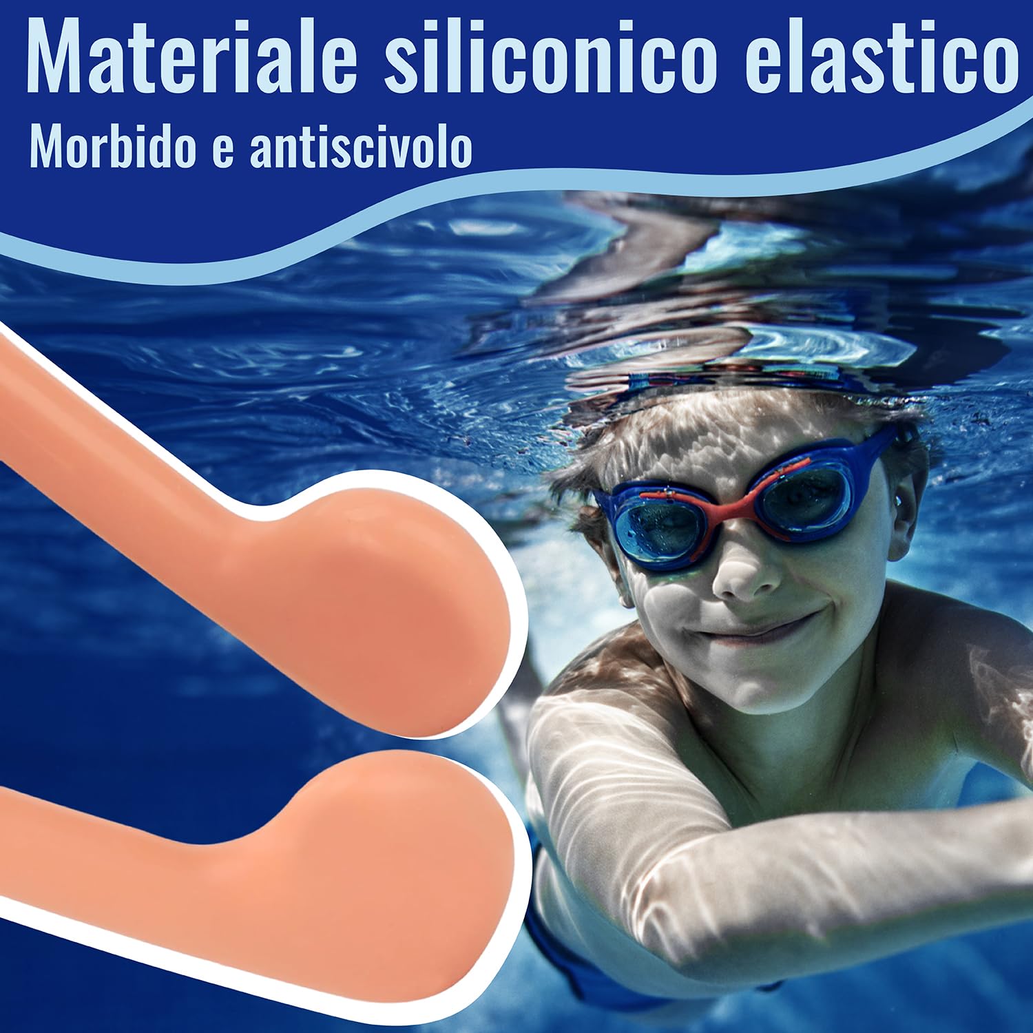 12 Pezzi Nuoto Naso Clip, Naso in Silicone per Nuoto, Stringinaso Nuoto Professionale, Silicone Clip Naso Nuoto, Tappanaso Nuoto, per Protezione Allenamento da per Adulti e Bambini Comodo