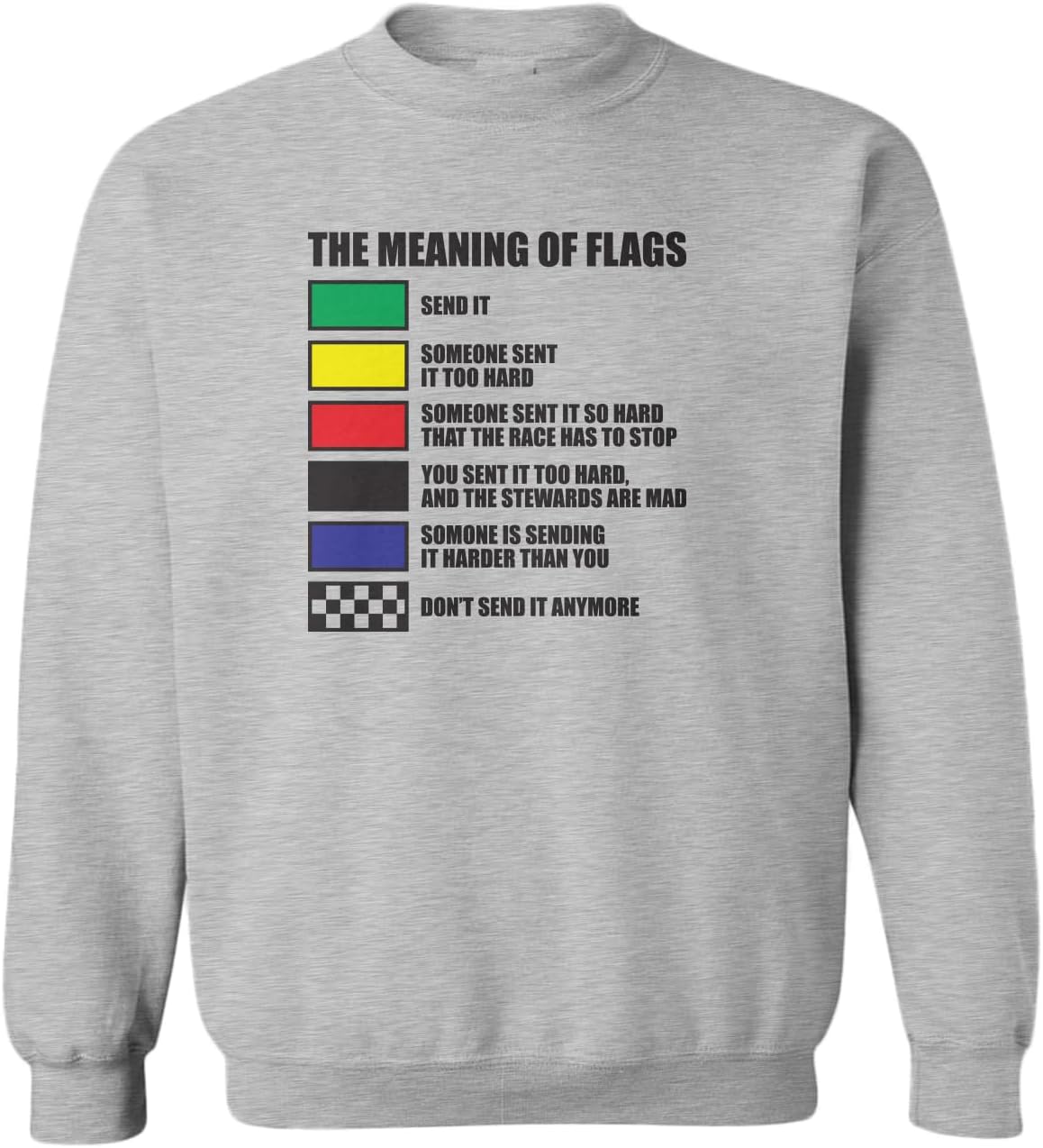 Tcombo The Meaning of - Flags Racing Motorsport Toddler Fleece Crewneck Sweater