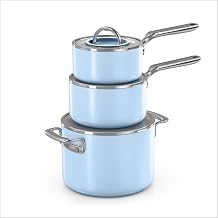 Ninja NeverQuit&trade; 6-Piece Ceramic Cookware Set, Iceland Blue, CQ19006BL4 