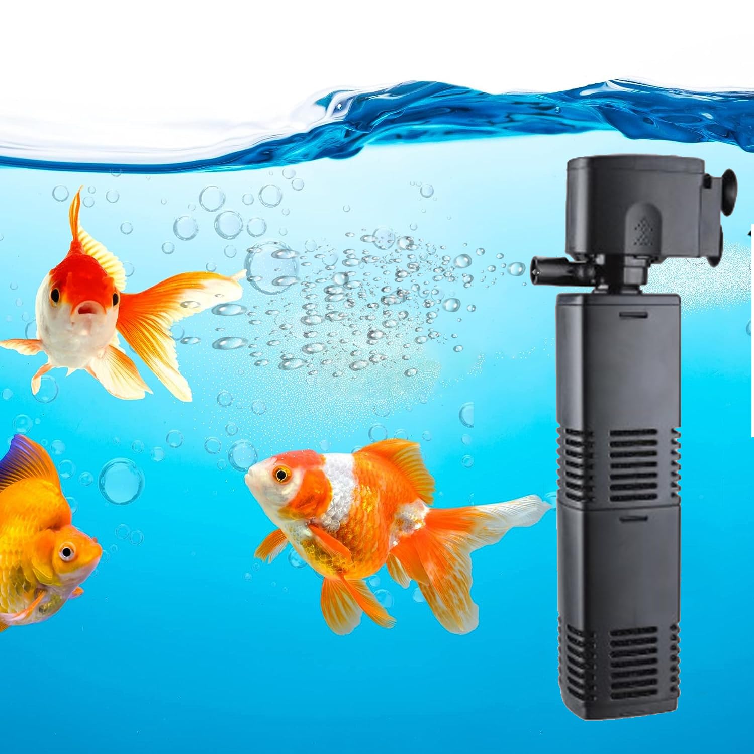 Jainsons Pet Products 3in1 Oxygen Filtration System Powerful Pump