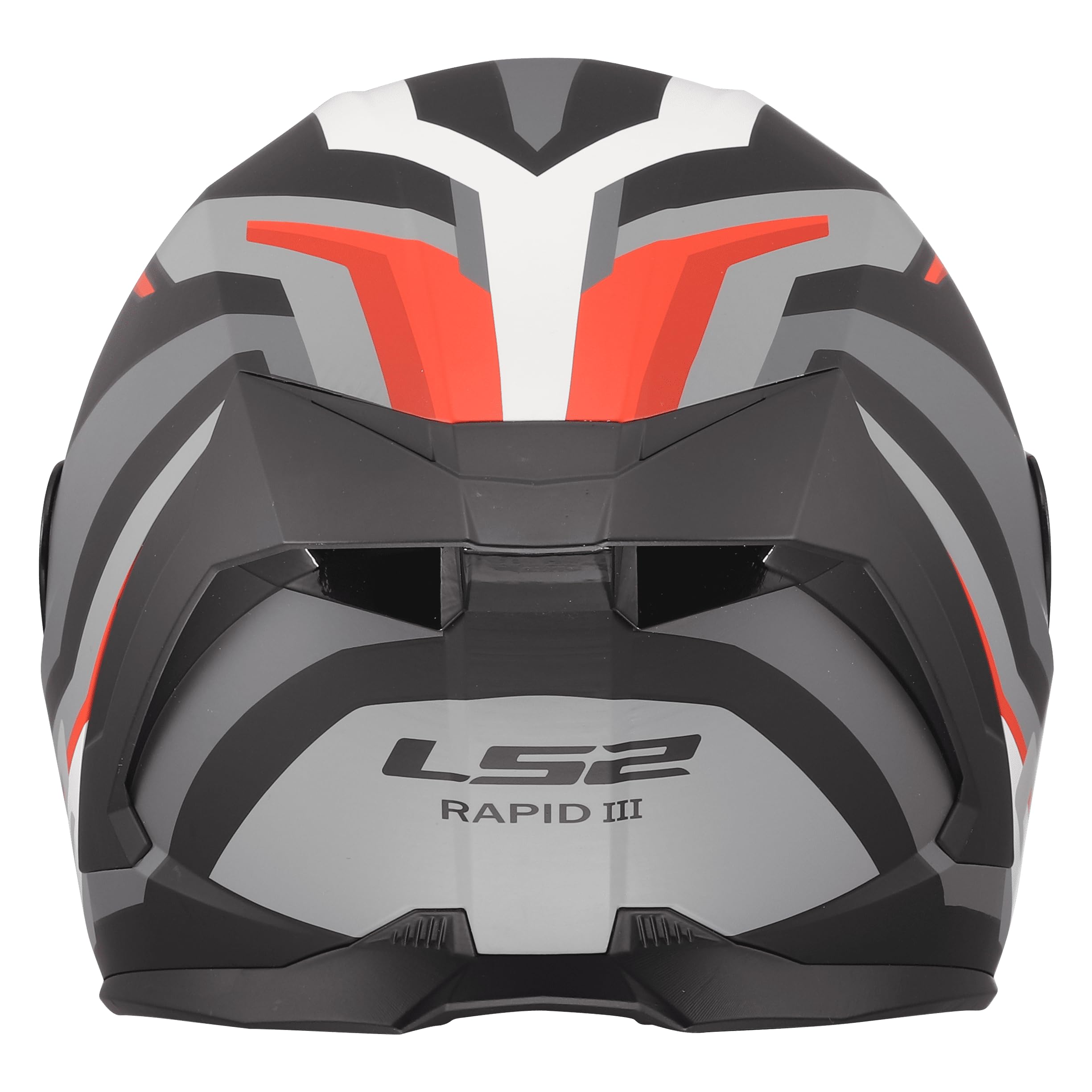 LS2, Casque Moto Intégral RAPID III HYPER Black Red, M