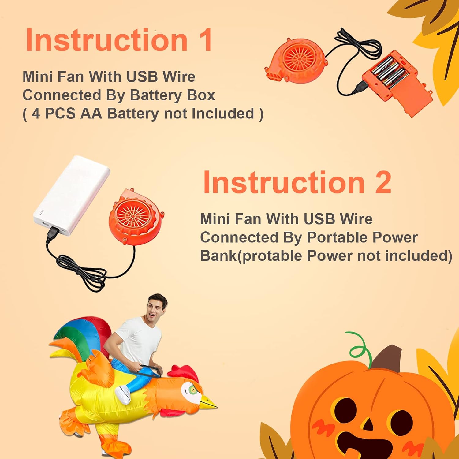 Stegosaurus Inflatable Chicken Costume for Adult Ride On Chicken Costume Funny Halloween Costumes For Men Women Rooster Blow up Costumes - Image 7