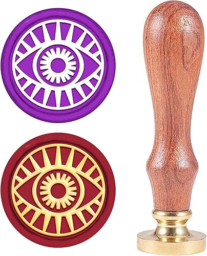 Miniatura 22 de CRASPIRE Sello de cera con notas musicales, sellos de cera vintage, clave musical, sello de madera retro, cabeza de latón extraíble de 0.98 pulgadas