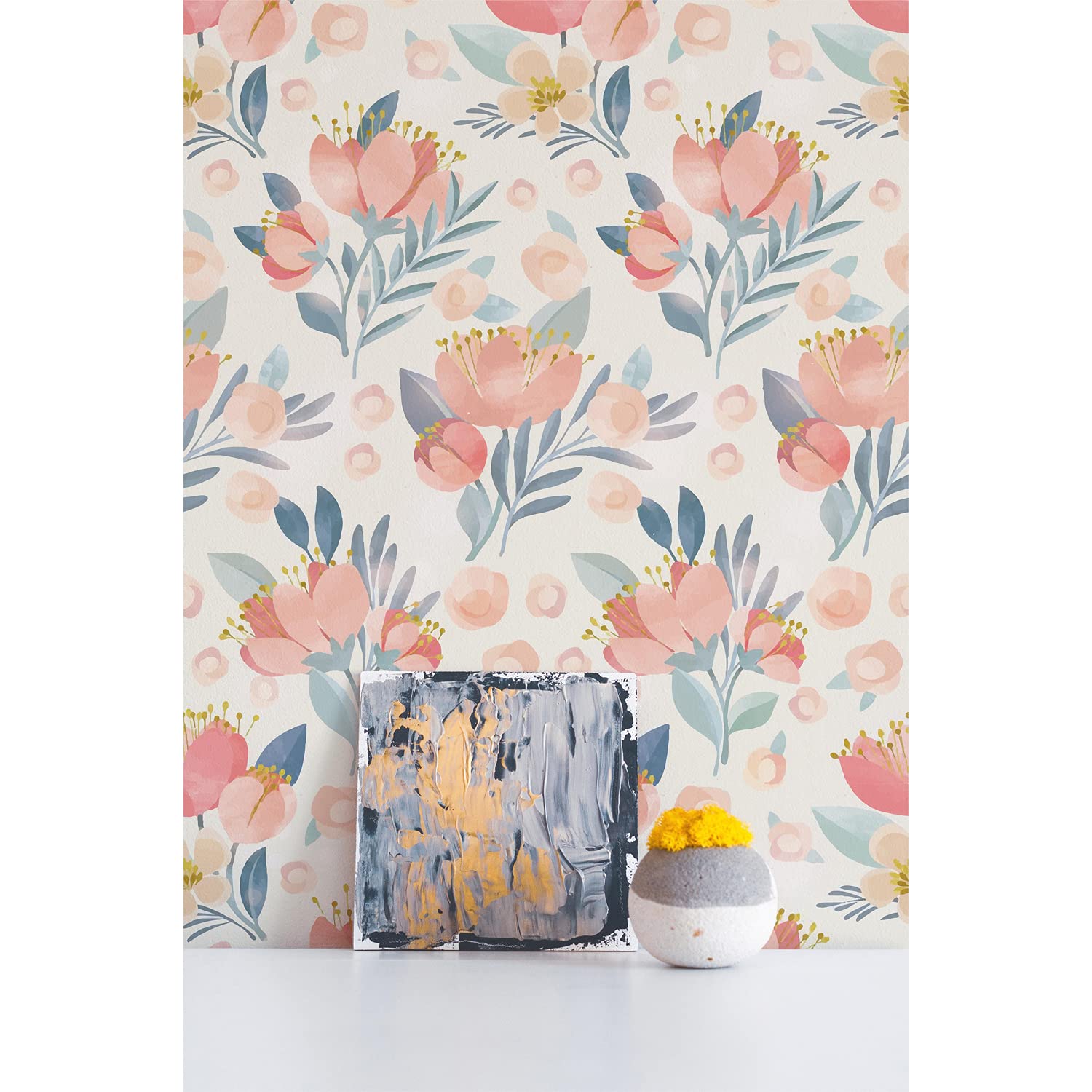Papier Peint Cuisine Salon Muralo - Décoration Murale Latex 208x146cm Coloray Buttercup Floral
