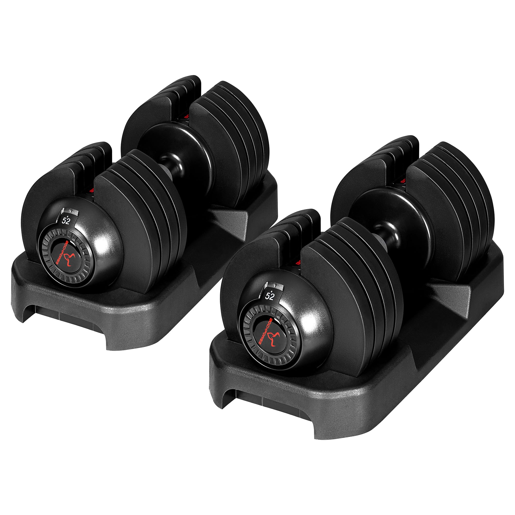 BOCHPOWER Adjustable Dumbbells Set