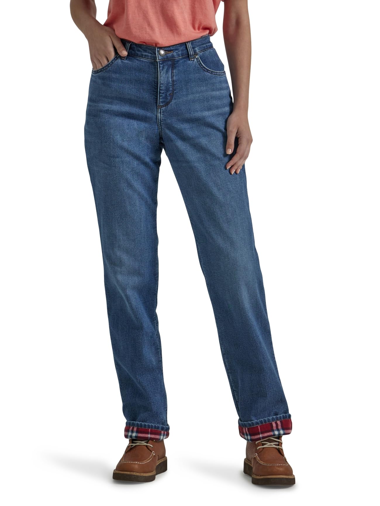 Lee Women's Relaxed Fit Straight Leg Jean