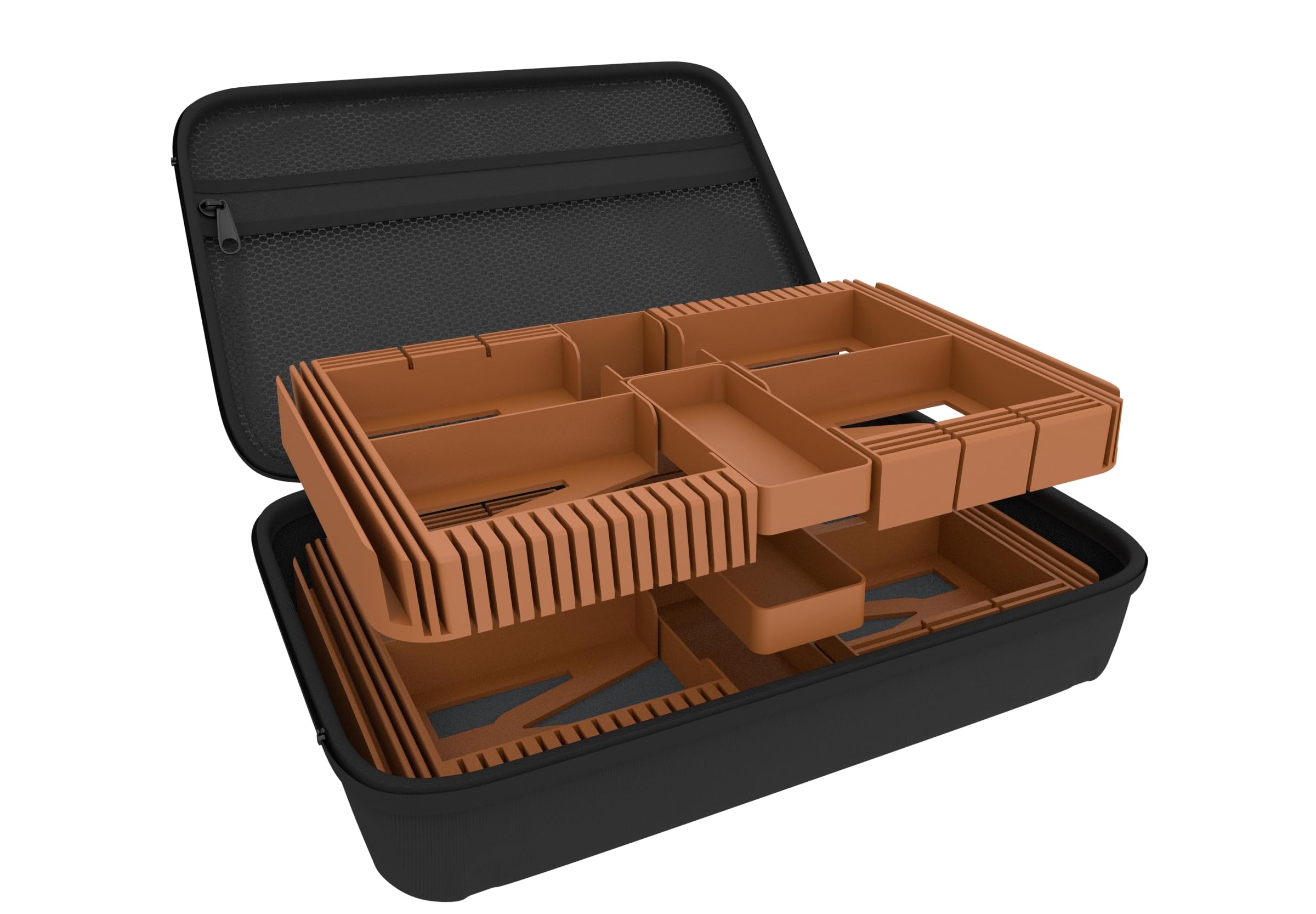 Feldherr Half-Size Case 50 + Organizer Trays + Dashboard kompatybilne z Marvel Champions: The Card Game - karty + akcesoria