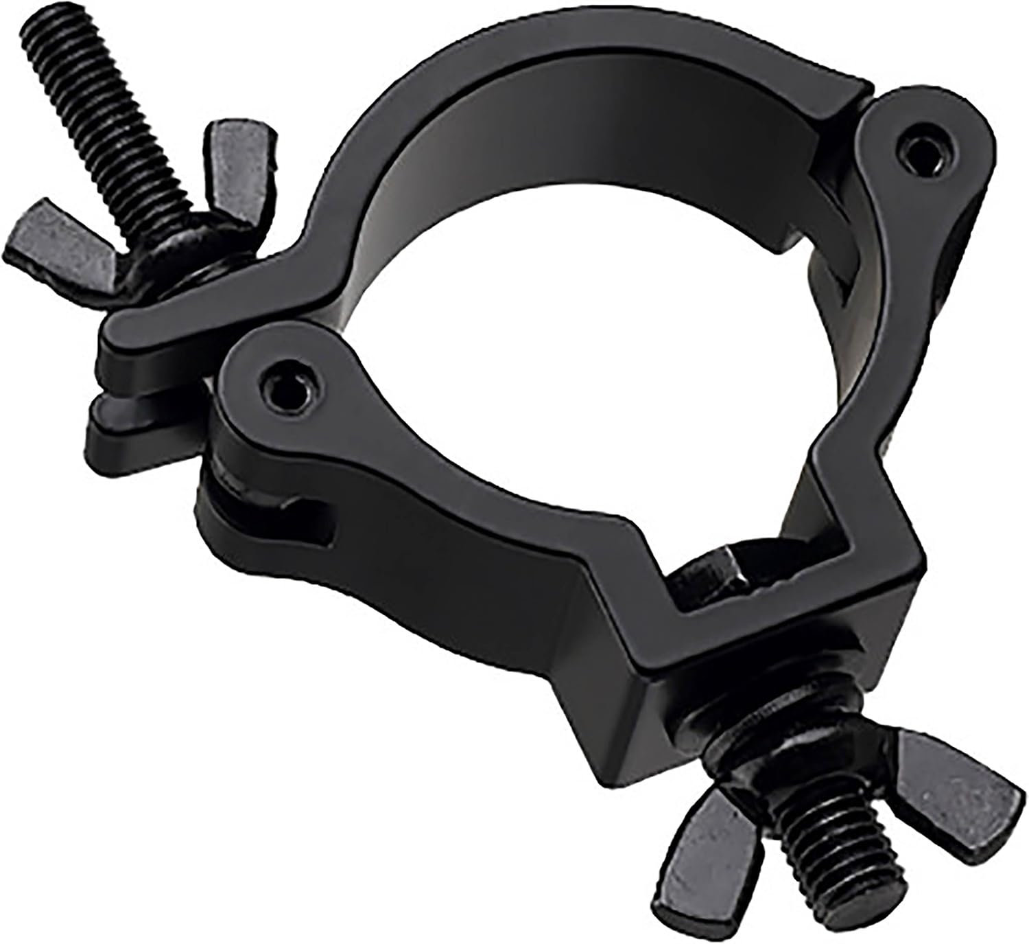 Medium-Duty Coupler with Standard Wing Nut, Fits 1.9-2" OD Tube, 165 lb Load, Black
