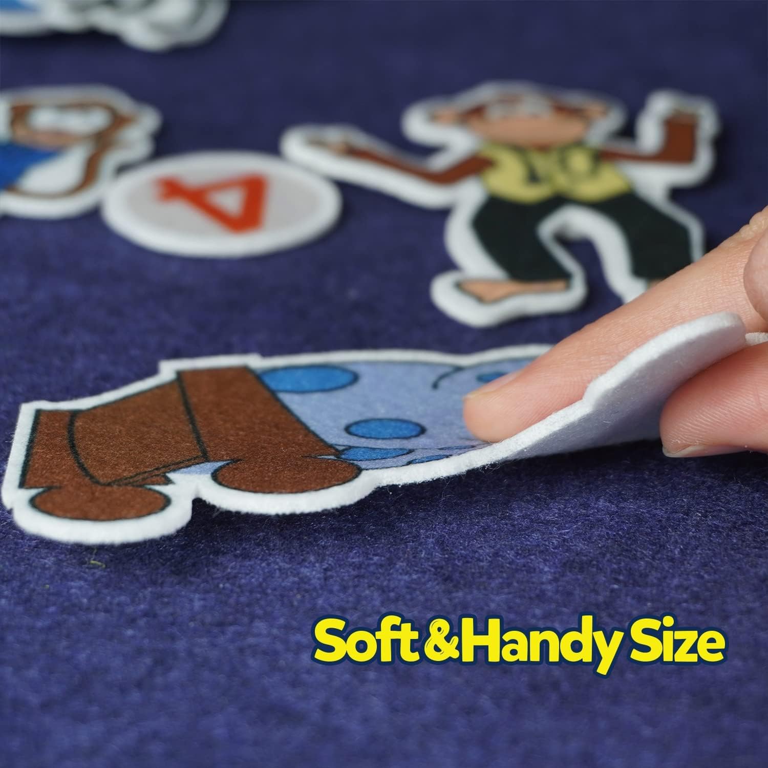 CHEFAN Felt Board for Toddlers, 5 Little Ducks and Other 3 Stories, Itsy Bitsy Spider and Other 9 Stories