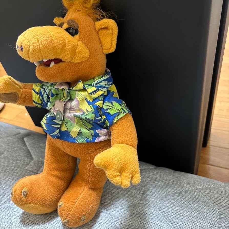 【希少】アルフ　ALF ハワイアン　ぬいぐるみ 35cm 限定値下げ Amazon.co.jp: 限定アルフ ALF ハワイアン ぬいぐるみ 35cm
