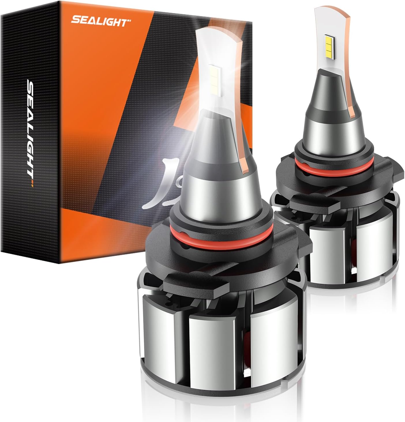SEALIGHT L2 9005/HB3 Driving Fog Bulb,36000LM HB3 Fog Light with Canbus,5 Mins Installation,IP68，Pack of 2