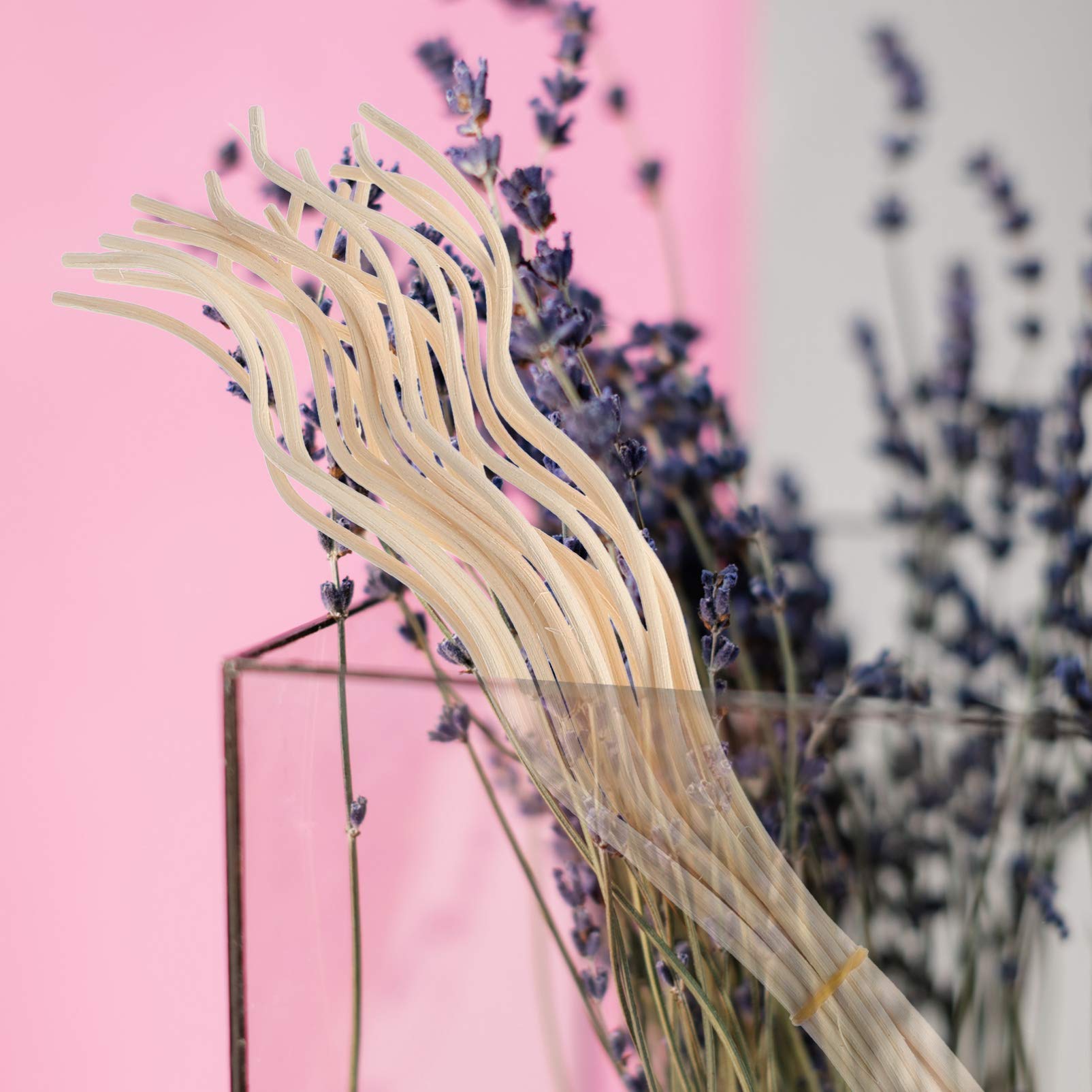 BESTOYARD 40pcs Scent Diffuser Aroma Diffuser Replacement Refill Diffuser Wooden Fragrance Sticks Aroma Oil Sticks Essential Oils Diffuser Perfume Aroma Stick Rattan Aromatherapy, 28x0.3cm