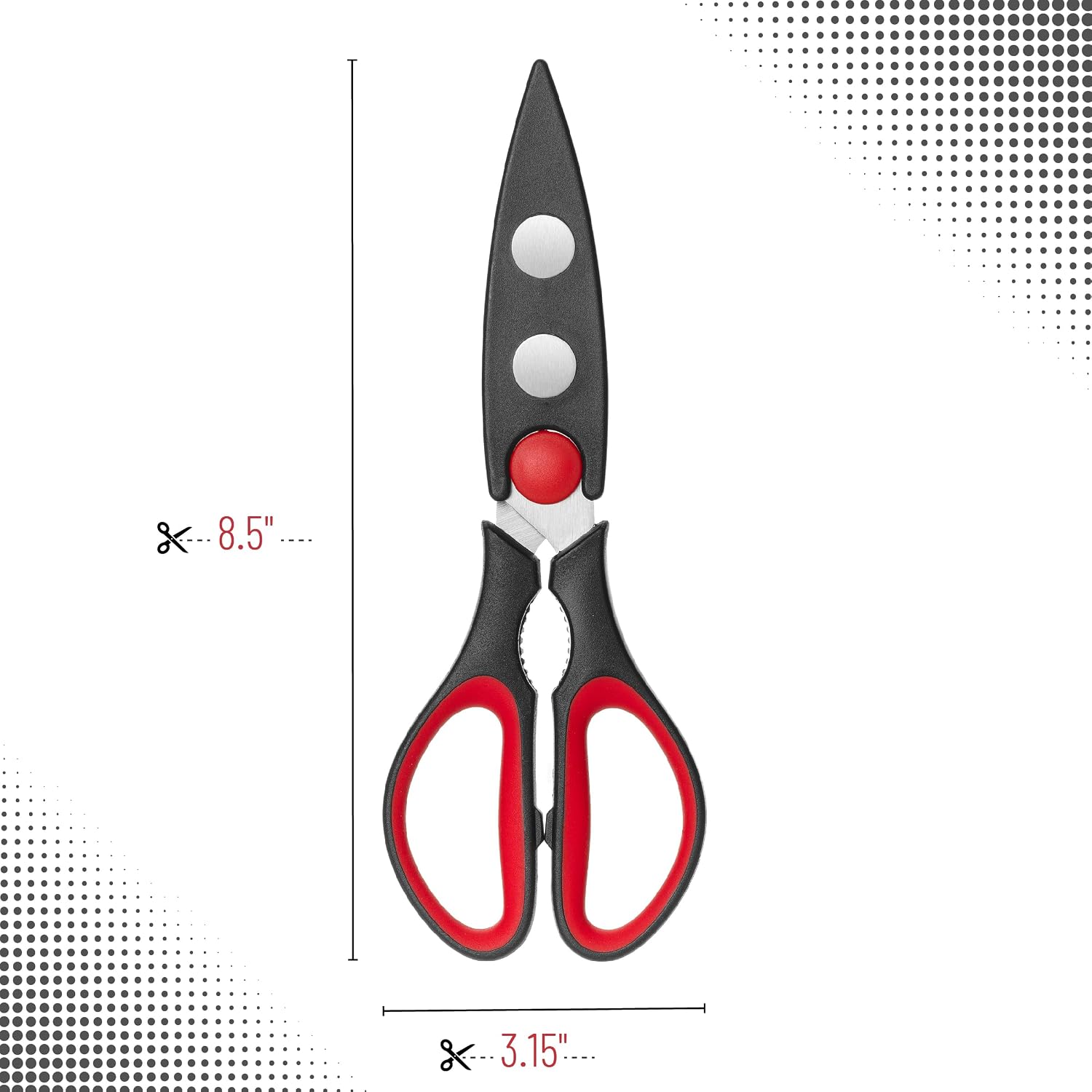 Mr. Pen- All Purpose Kitchen Shears with Protective Sheath, 8 Inch image 2