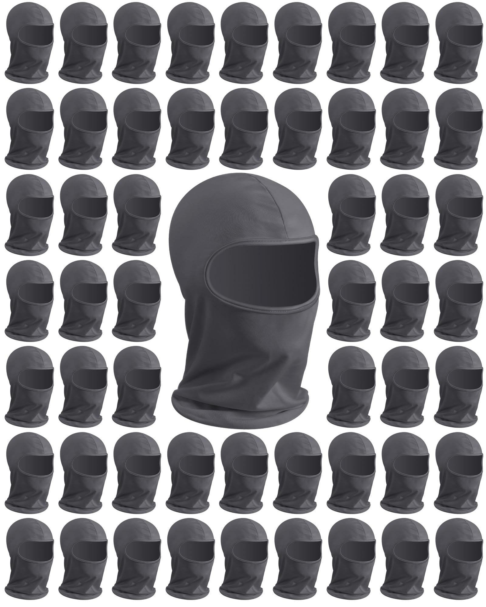 Panitay 50 Pack Spray Sock Head Socks Painters Hood Mask,Dark Gray