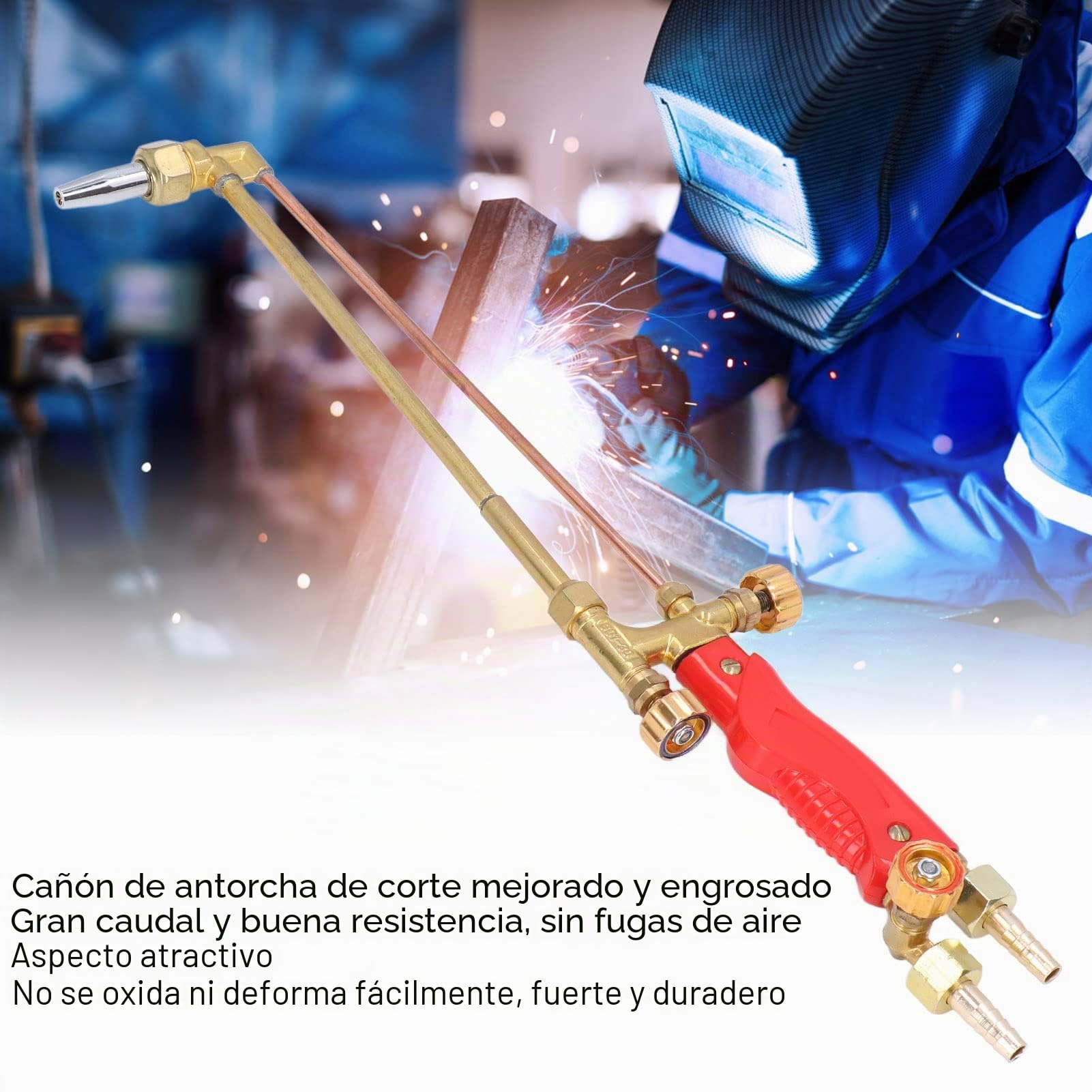 Soplete de Corte de Gas y Acetileno de Oxígeno, Pistola de Soldadura para Metal 10-20 mm G01-30