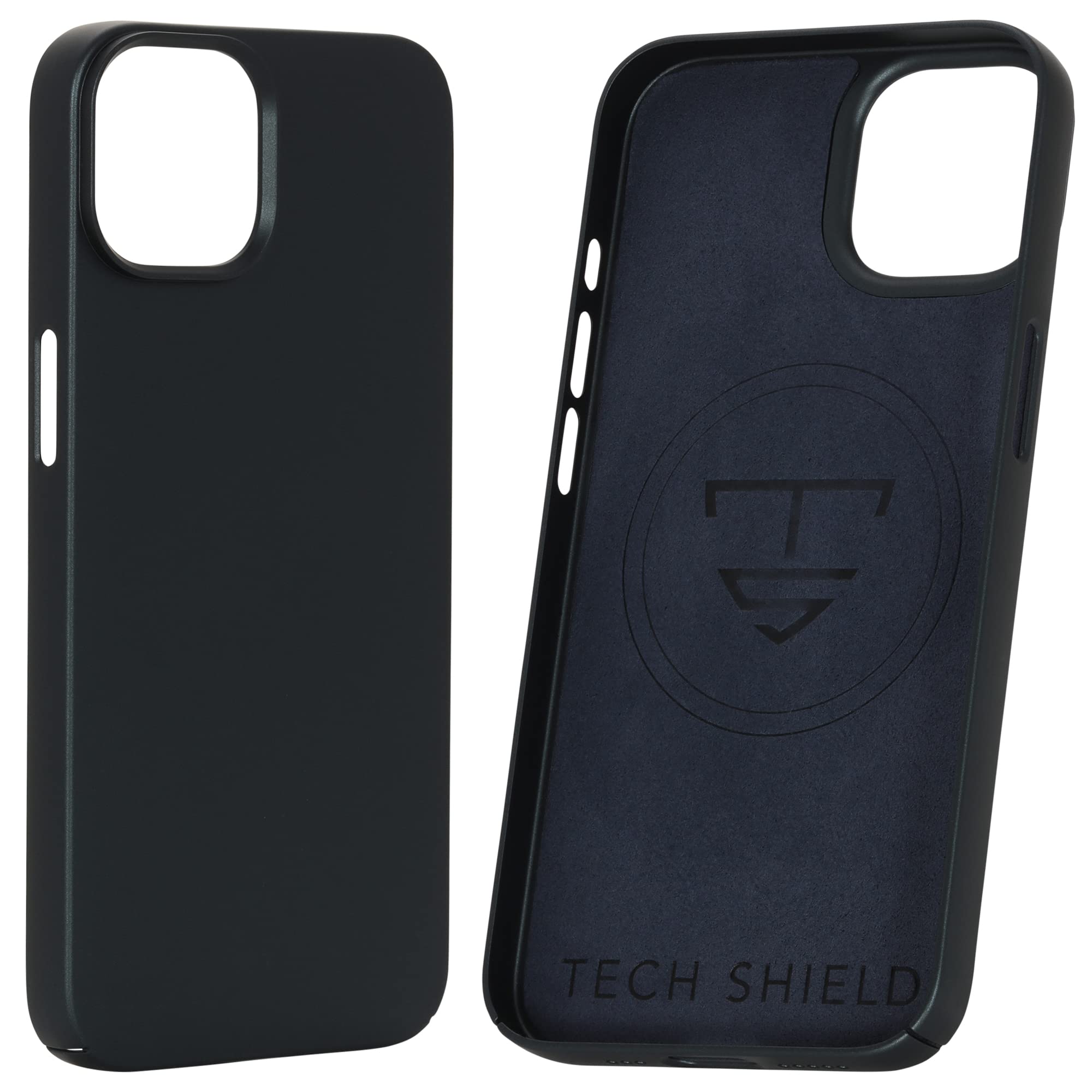 TECH SHIELDMinimalist MagSafe Compatible Case for iPhone 14 – Minimalist Corporate Series [Ultra Thin, Embedded Magnet, Branding Free] Designed for iPhone 14 6.1 Inch (Deep Navy)