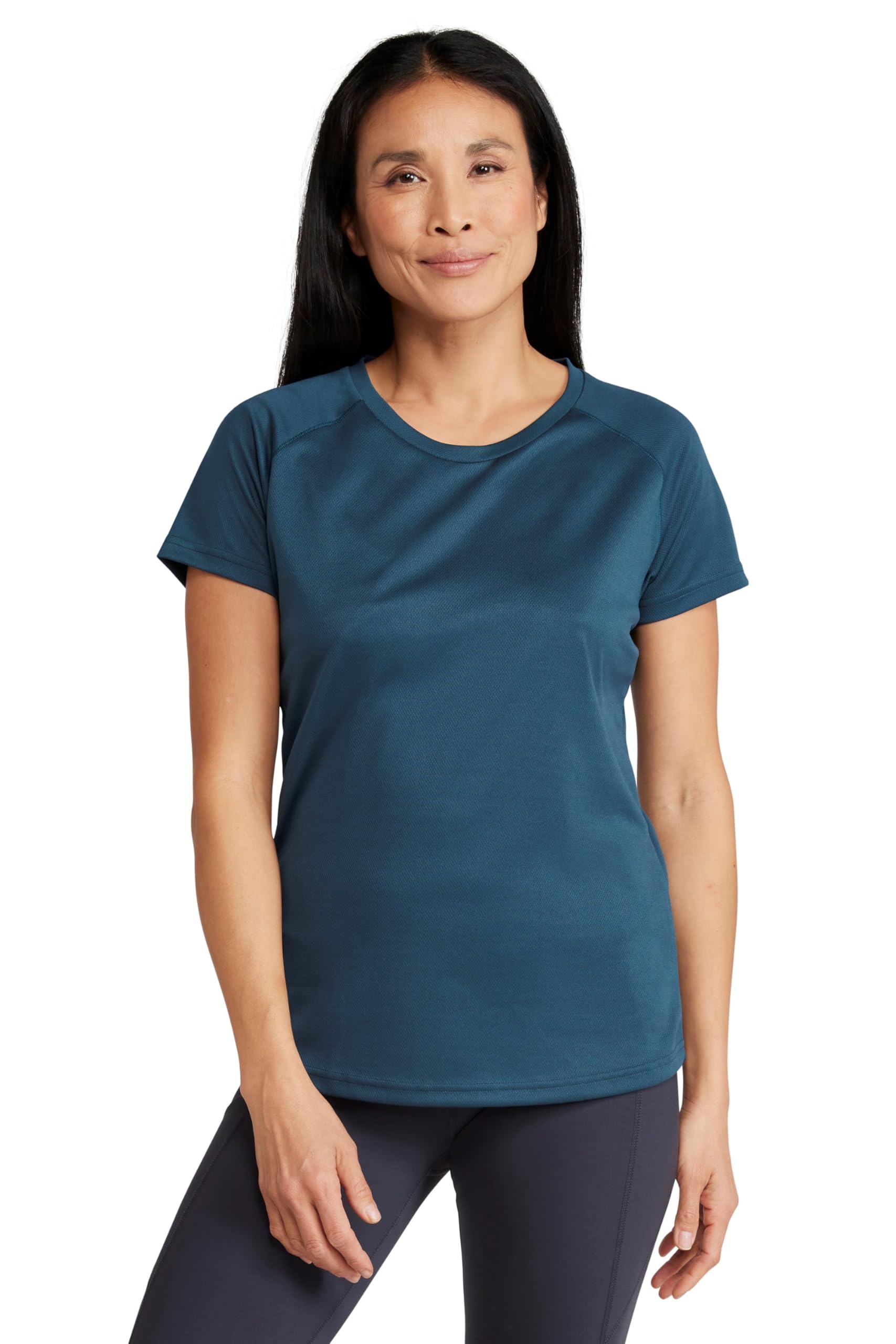 Mountain Warehouse Women's Dark Green (Plain) Endurance Short Sleeve T-Shirt 16