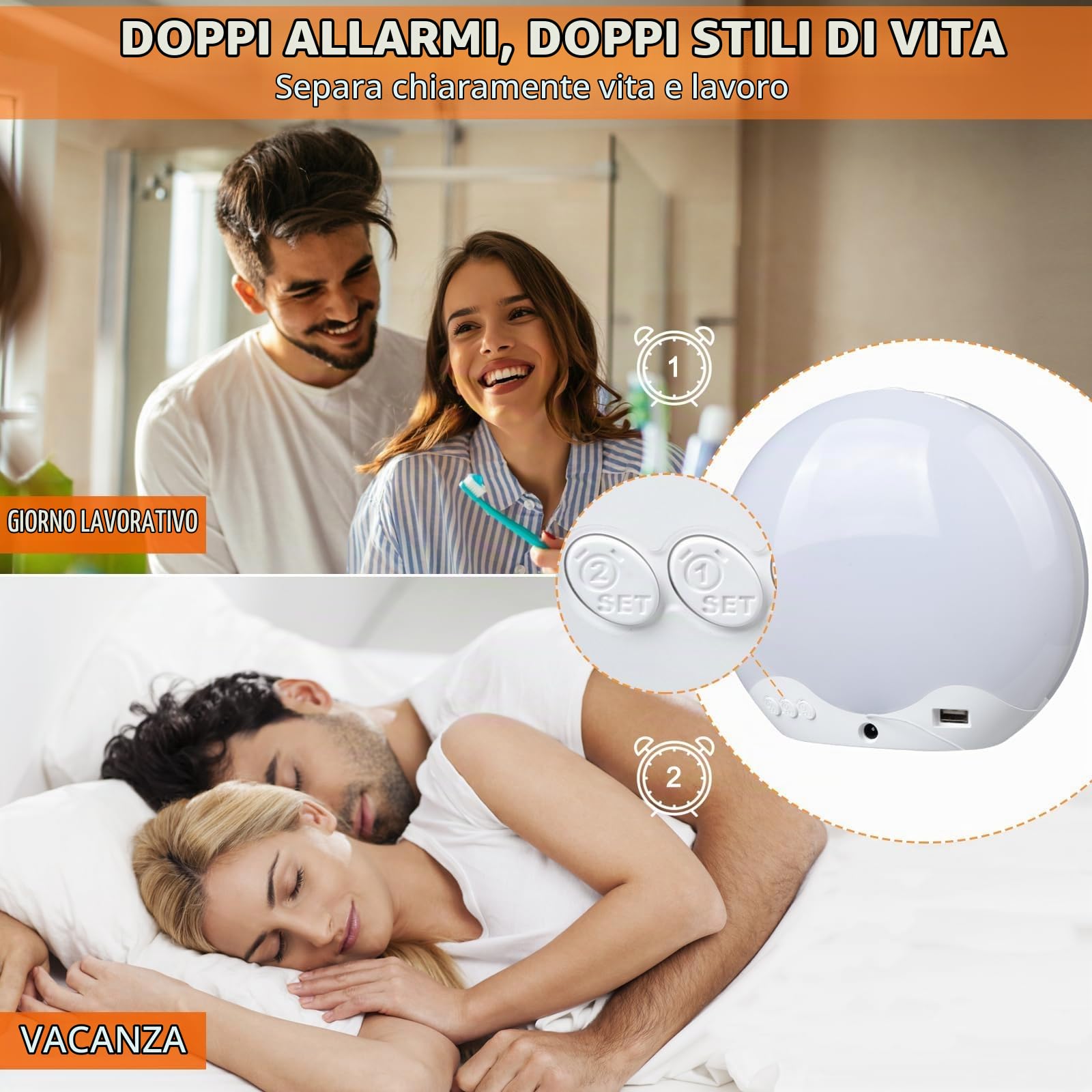 Cadrim Sveglia luminosa — immagine 7 di 8