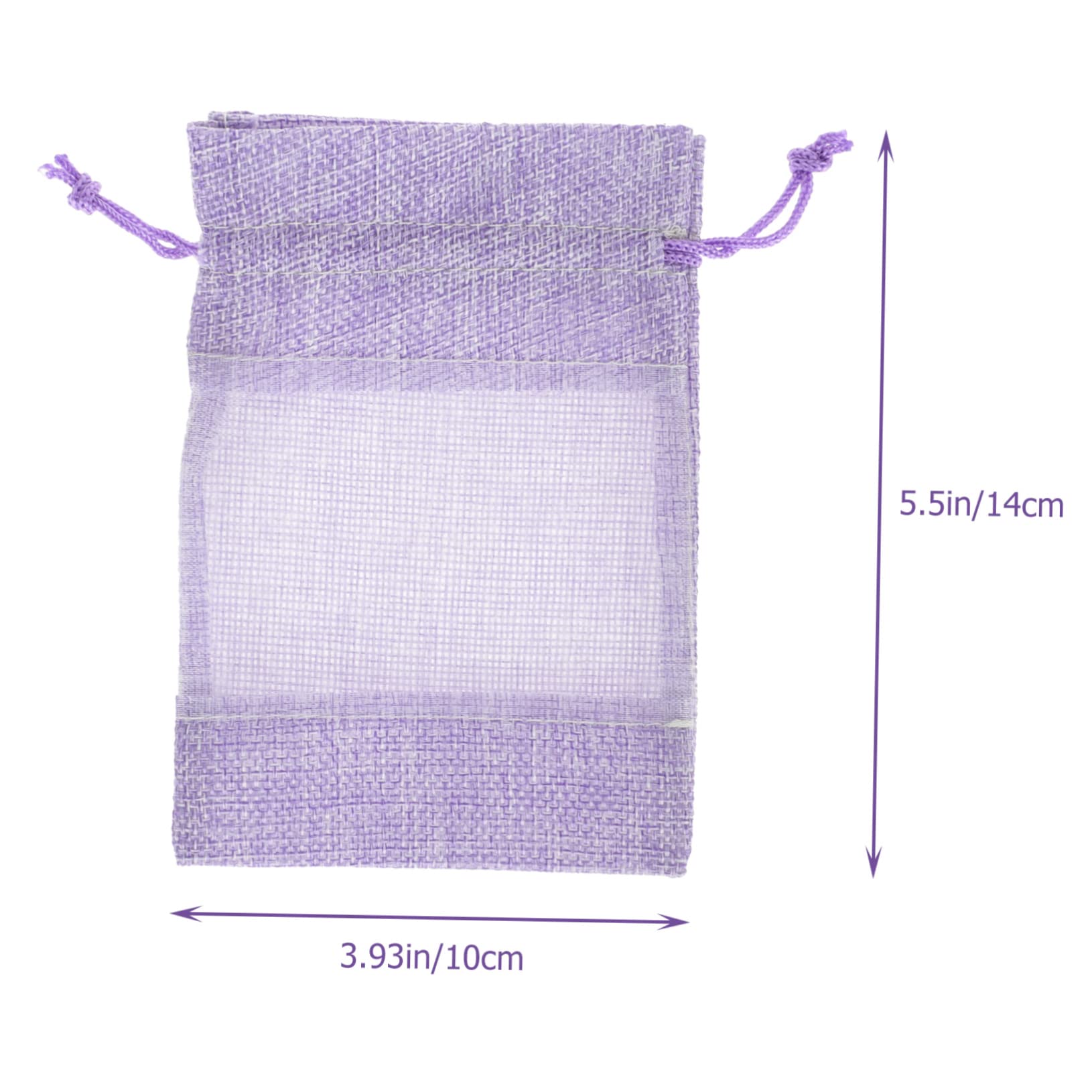 LIFKOME 10pcs Empty Lavender Sachet Bags Drawstring Scent Bags for Home Car Present