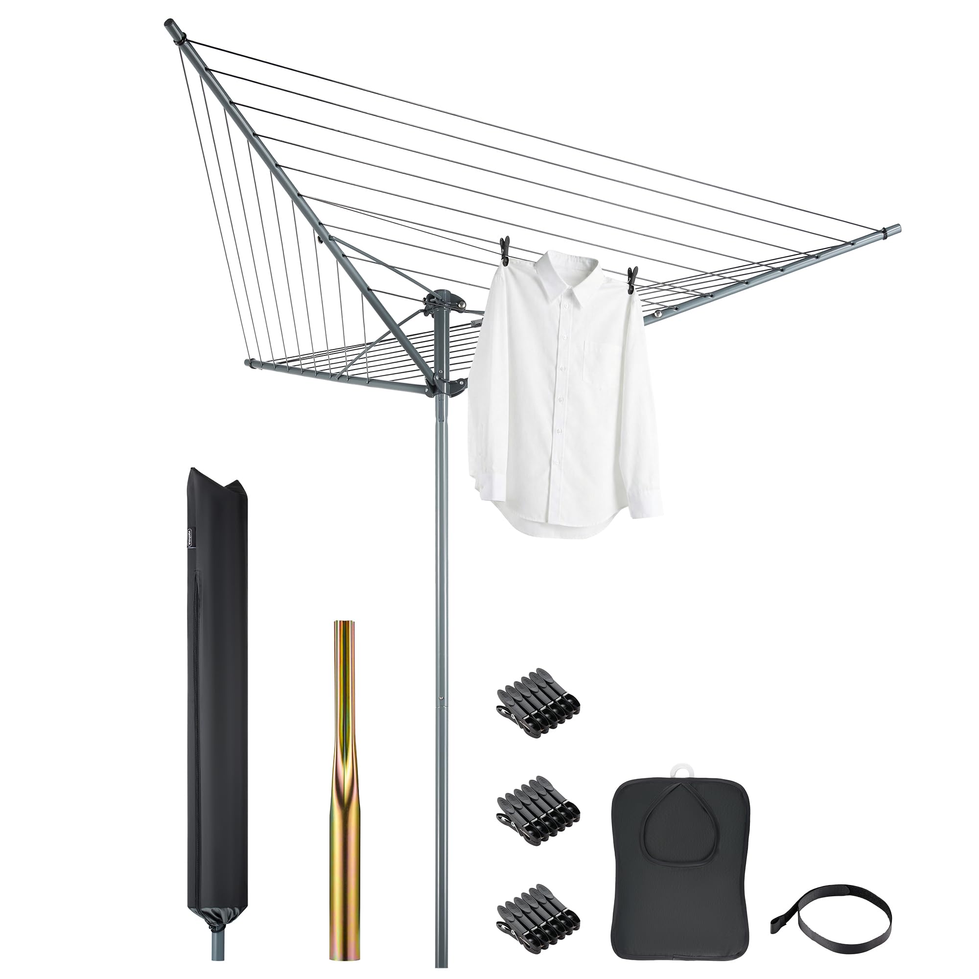 Vonhaus 30M Rotary Washing Line Set