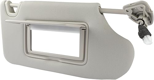 SCITOO Conjunto de visera solar del lado del pasajero derecho con techo corredizo para Nissan Altima 96401-3TA2A, 96400-3TA2A